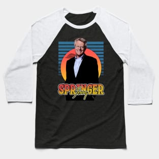 Retro Jerry Springer /// Style Flyer Vintage Baseball T-Shirt